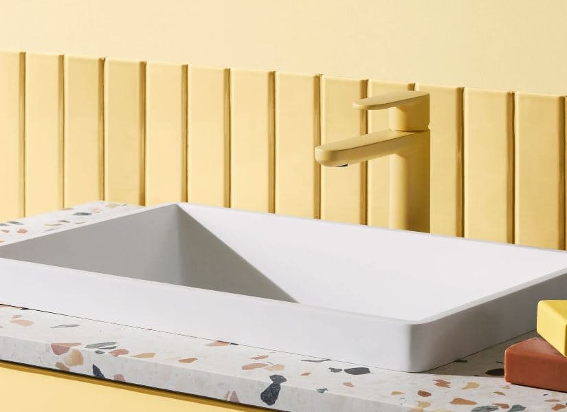 Toniton Gul tvättställsblandare