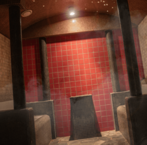 En bild på en bastu